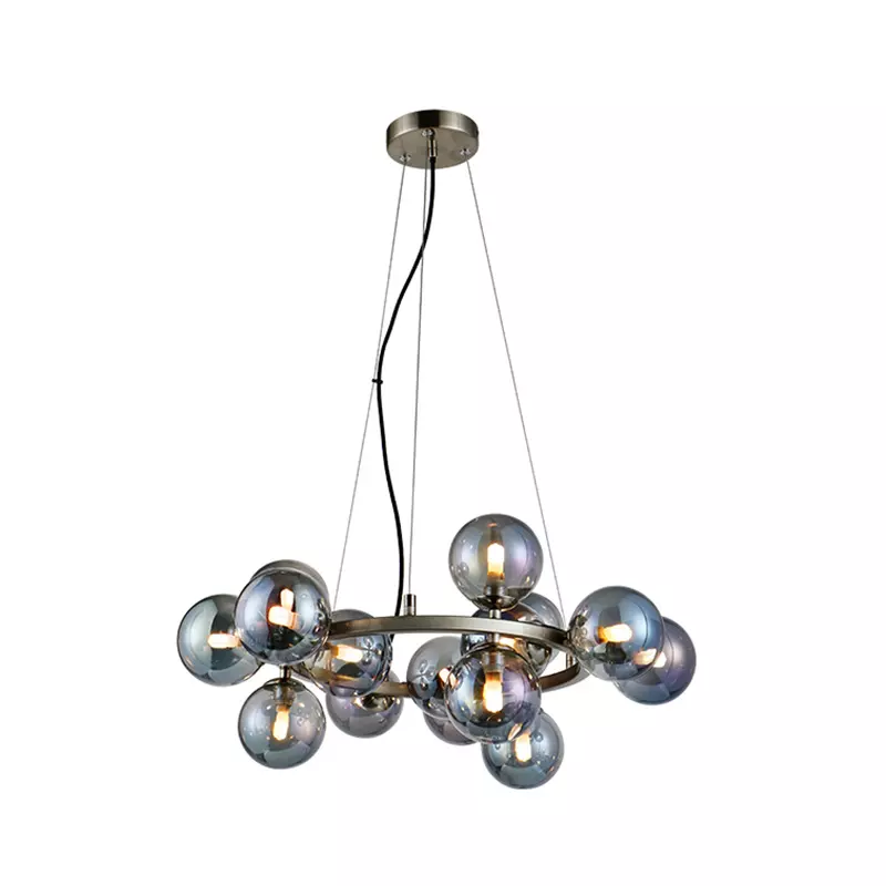 Franske retro antikke glass pendellamper