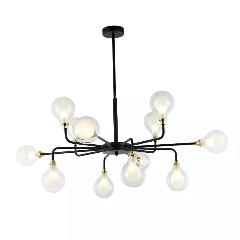 Ny dekorativ E27 glass pendellampe
