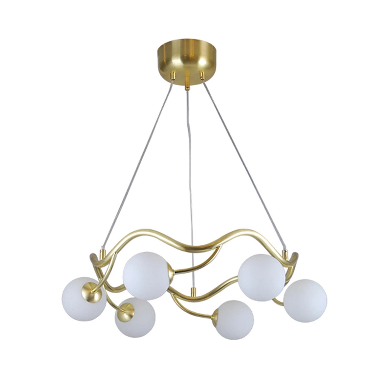 Nordisk stil elegant G9 glass pendellampe