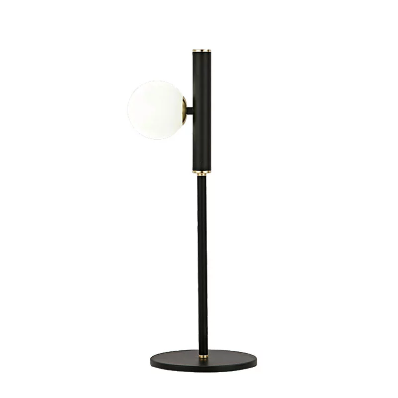 Enkel bordlampe i glass
