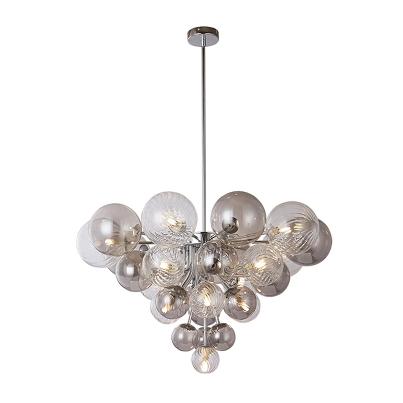 Enkel stil kreativ G9 glass pendellampe